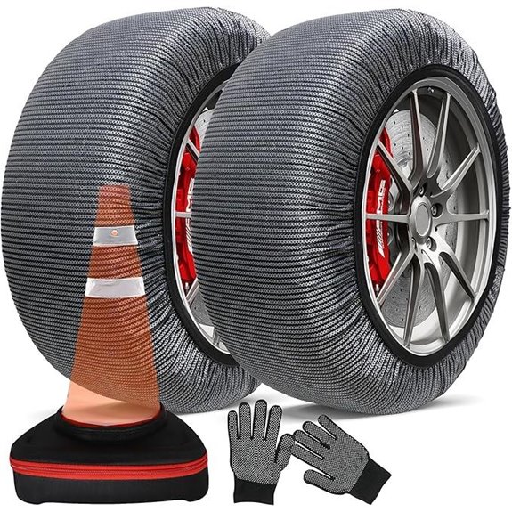 K-Musculo Snow Socks for Tires 2 Pack