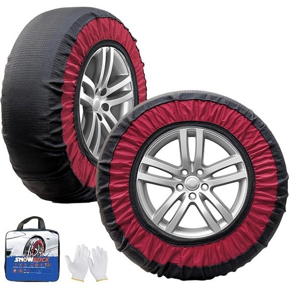 Automotive Snow Socks for Cars SUVs Pickups
