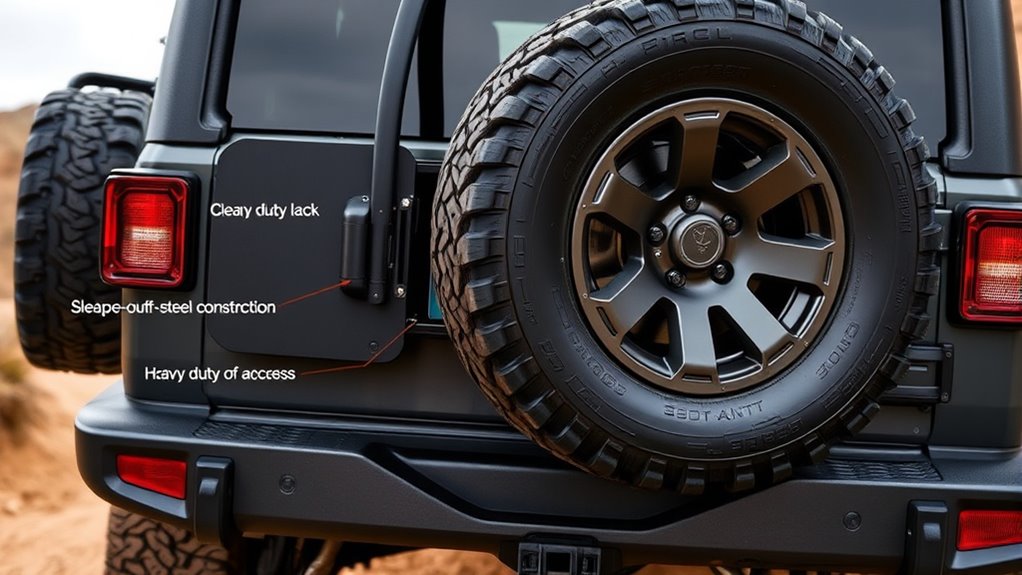 spare tire carrier considerations