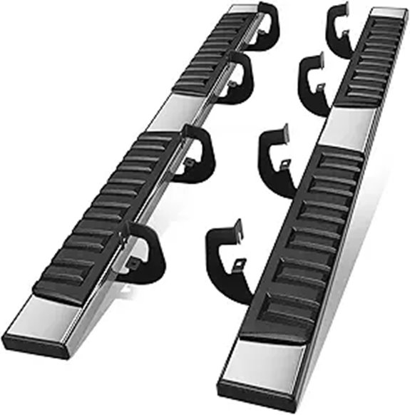 Auto Dynasty Stainless Steel Running Boards for Silverado