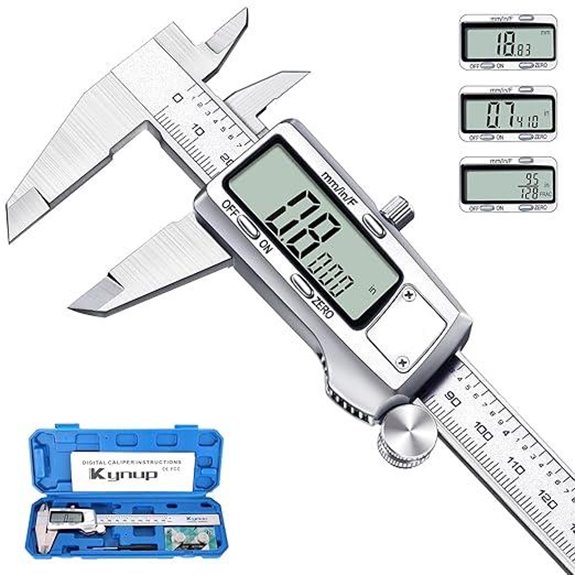 Kynup Digital Caliper with LCD Stainless Steel