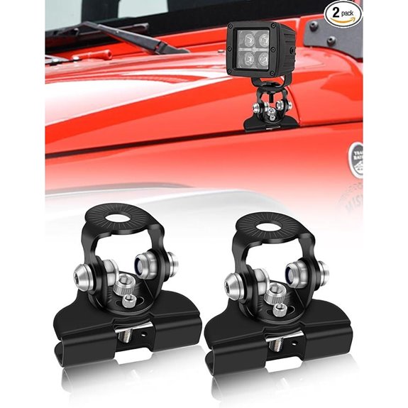 Universal Stainless Steel Led Light Bar Mounts