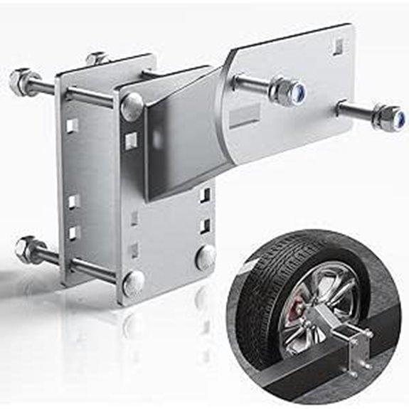 Stainless Steel Spare Tire Carrier for Trailers