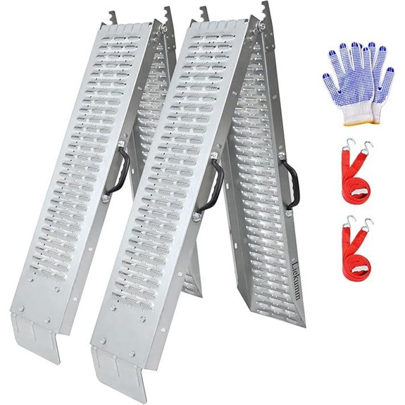 LIEKUMM Steel Folding Loading Ramps (2-Pack)