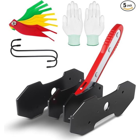 Brake Caliper Piston Compressor Kit with Steel Plates