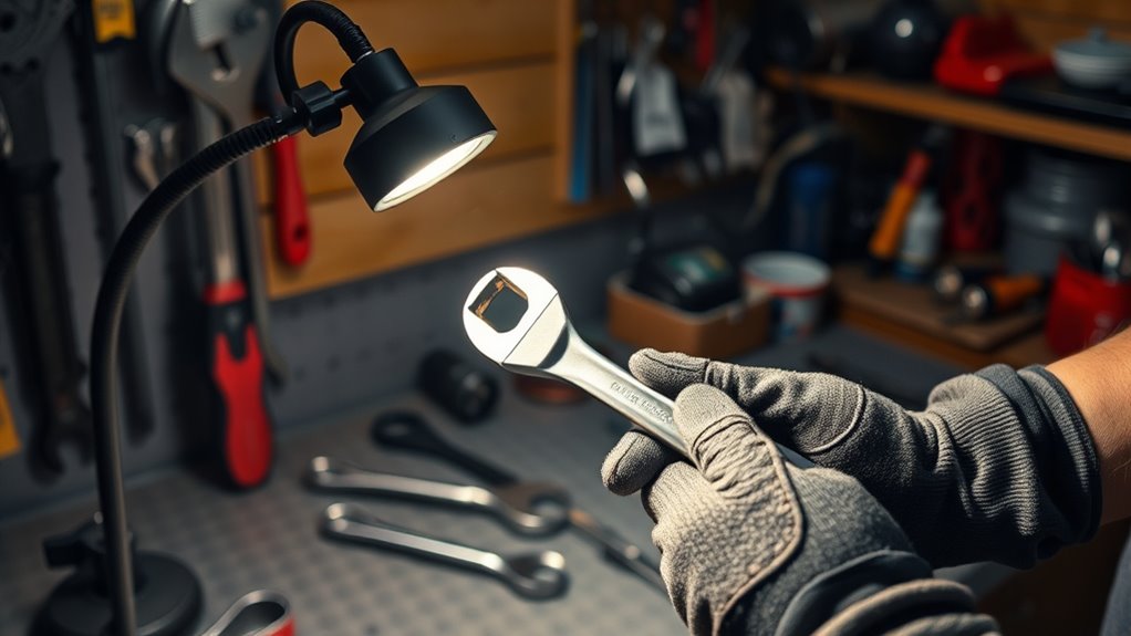 strategic portable lighting placement