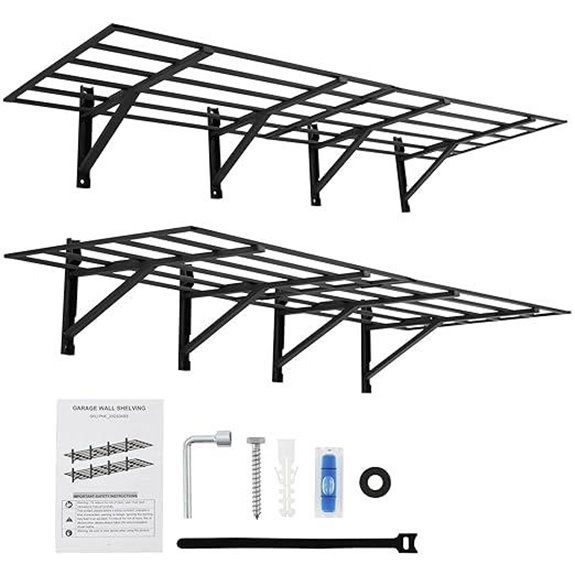 Heavy Duty Wall Mounted Garage Storage Shelves