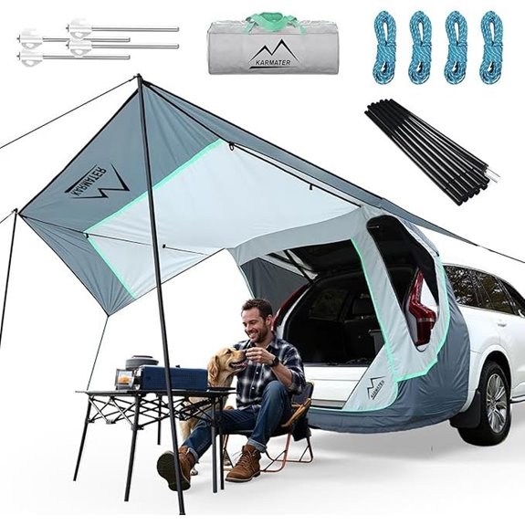 SUV Tailgate Tent with Mosquito Net and Shade