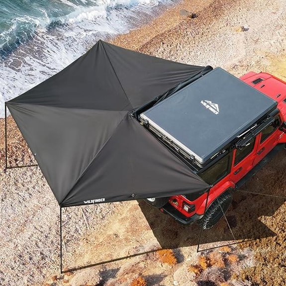 270° Awning with LED Light for SUVs Vans Trucks