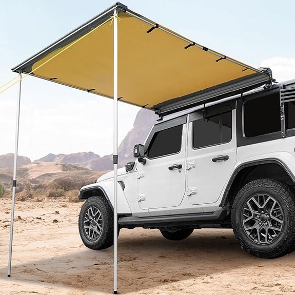 JOYTUTUS Vehicle Sun Shade for SUV Truck Jeep