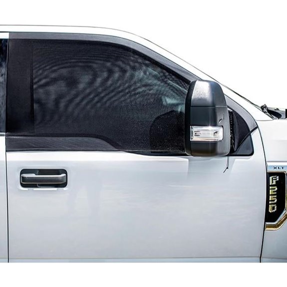 Large SUV & Van Front Window Sun Shade & Bug Screen