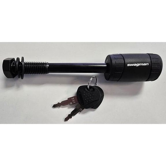 Swagman Anti-Wobble 5/8 Threaded Hitch Pin Silver/Black