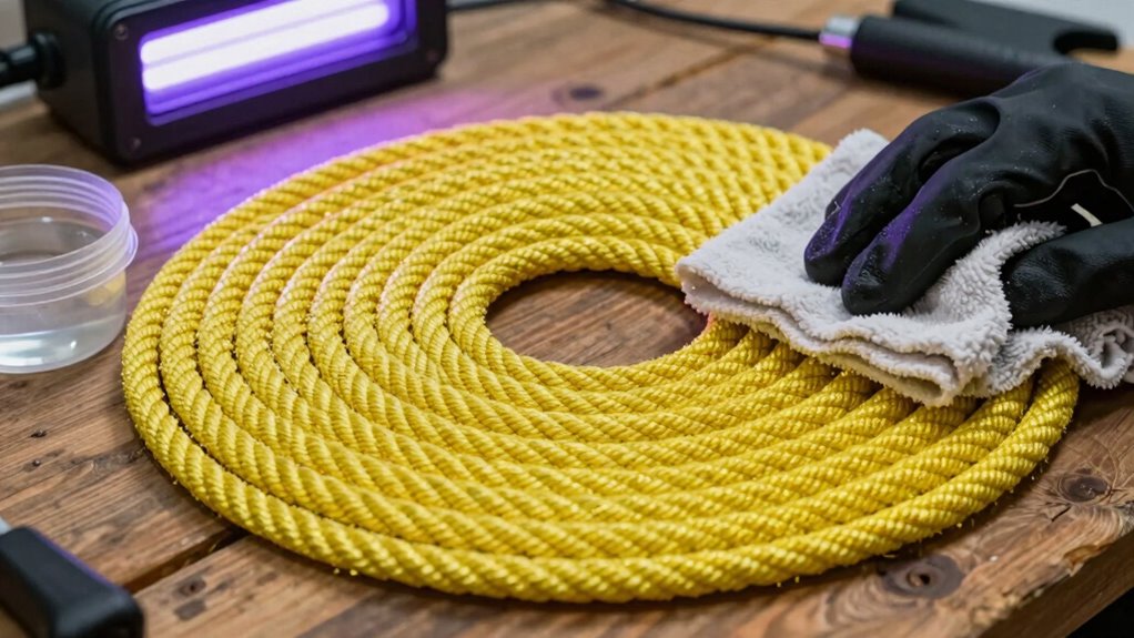 synthetic rope maintenance tips
