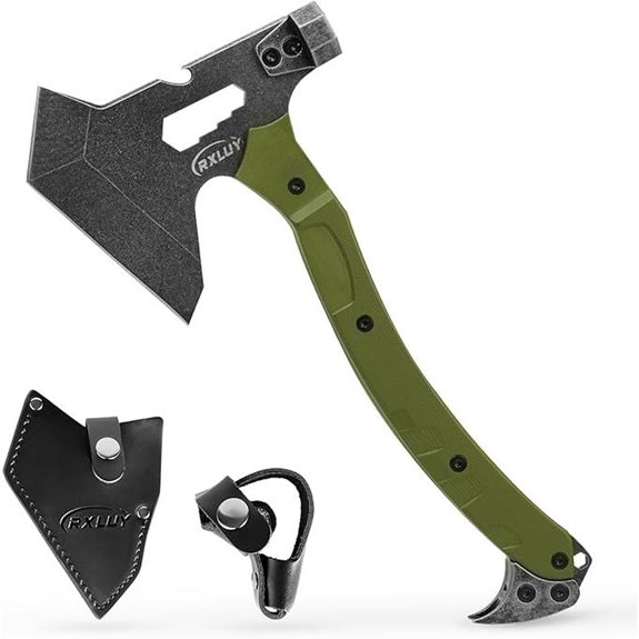 Tactical Camping Hatchet with G10 Handle and Sheath
