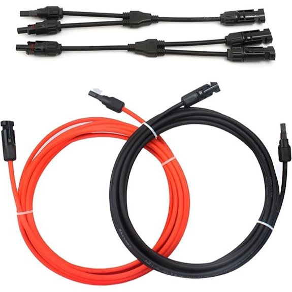 10FT 10AWG Solar Extension Cable with Connectors
