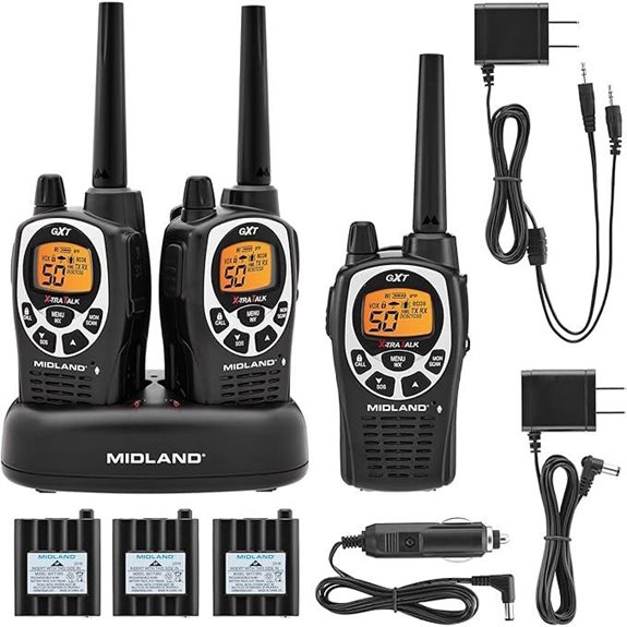 Midland GXT1000X3VP4 GMRS Radio 3-Pack