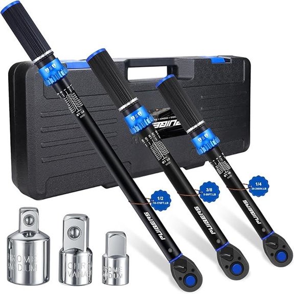 Torque Wrench Set 3Pcs for Bike Car Truck Tractor