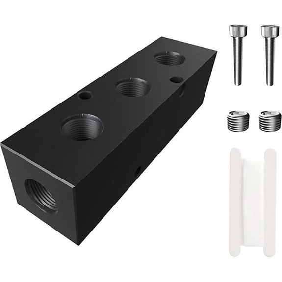 3-Way Pneumatic Air Manifold with Accessories