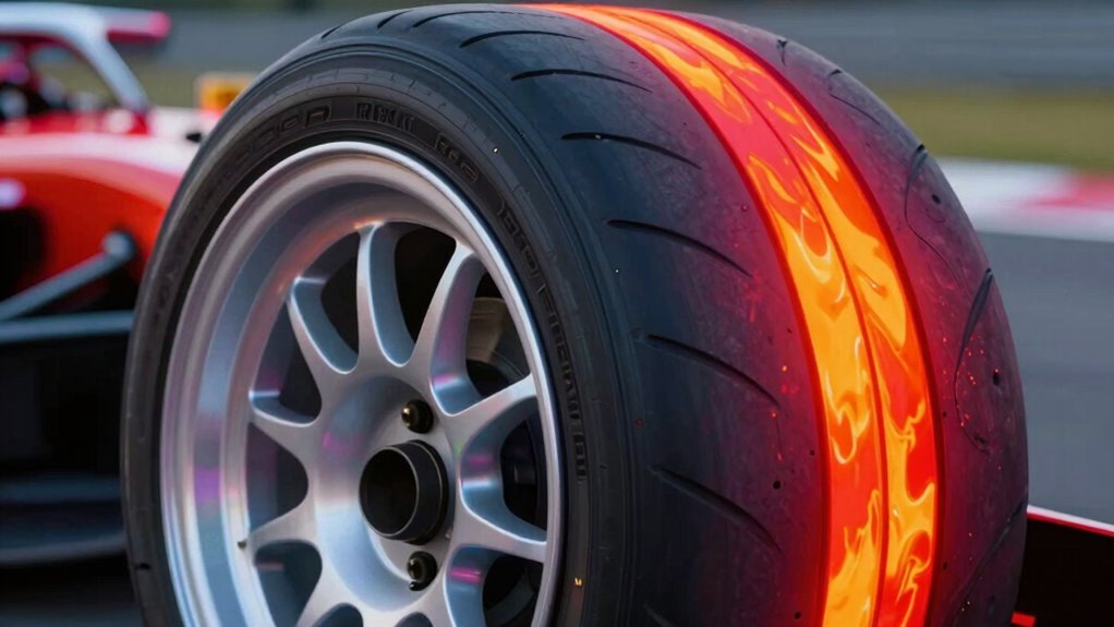 tire heat affects grip