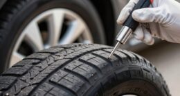 tire tread depth measurement