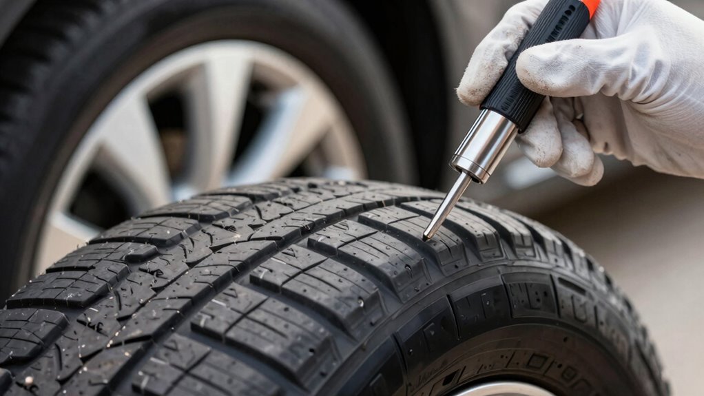 tire tread depth measurement