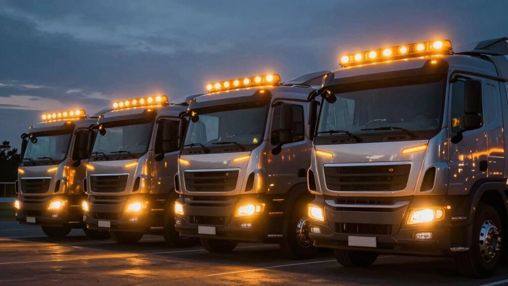 top amber work truck lights