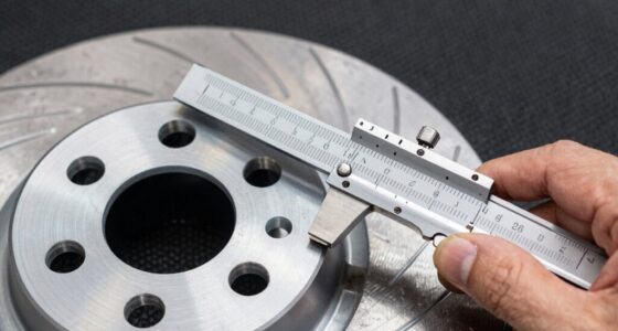 top brake rotor micrometer selection