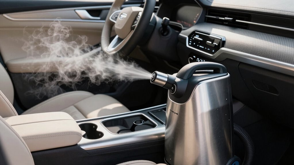 top car interior steam cleaners
