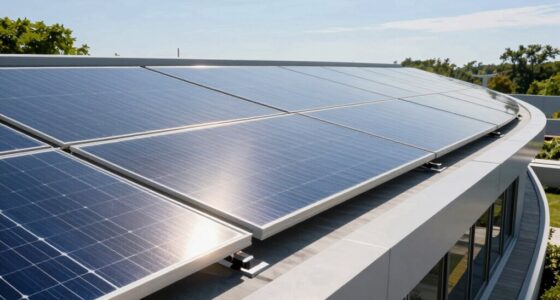 top curved roof solar panels