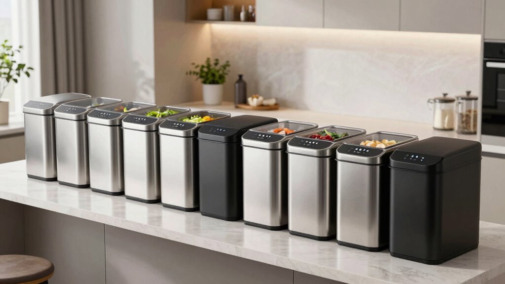 top electric kitchen compost bins