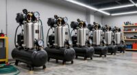 top garage air compressors