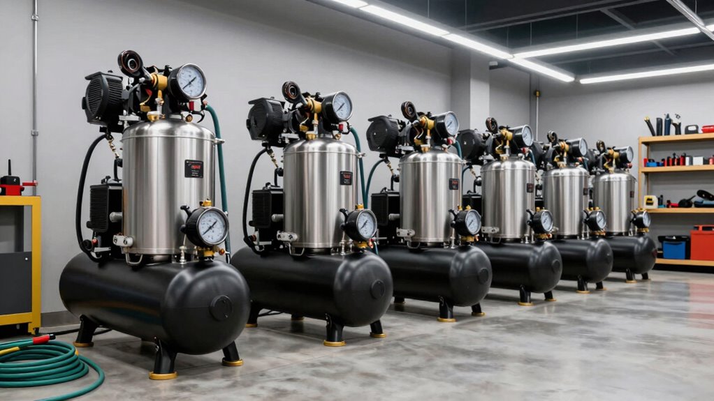 top garage air compressors