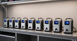 top garage battery chargers