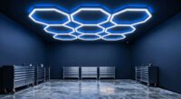 top garage hexagon led kits