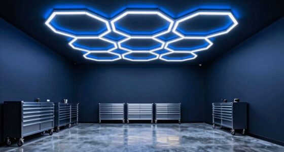 top garage hexagon led kits