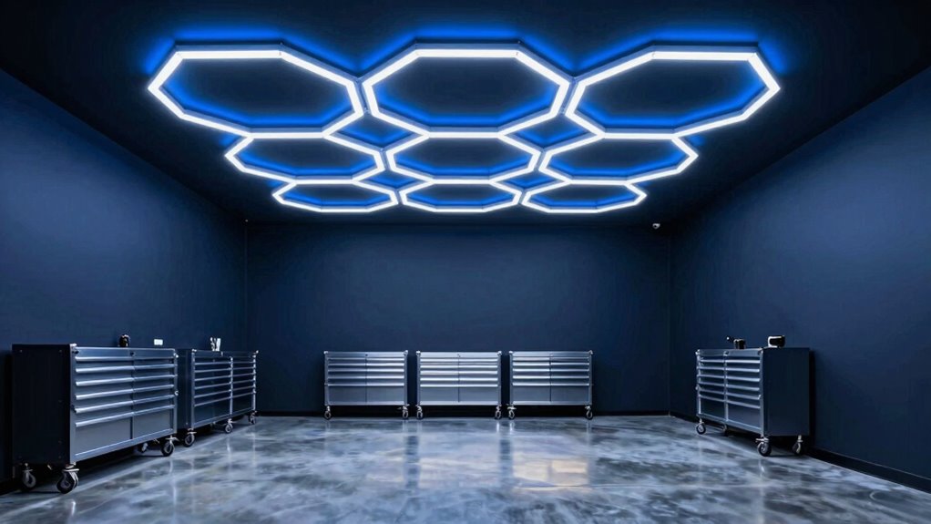 top garage hexagon led kits