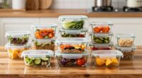 top glass meal containers