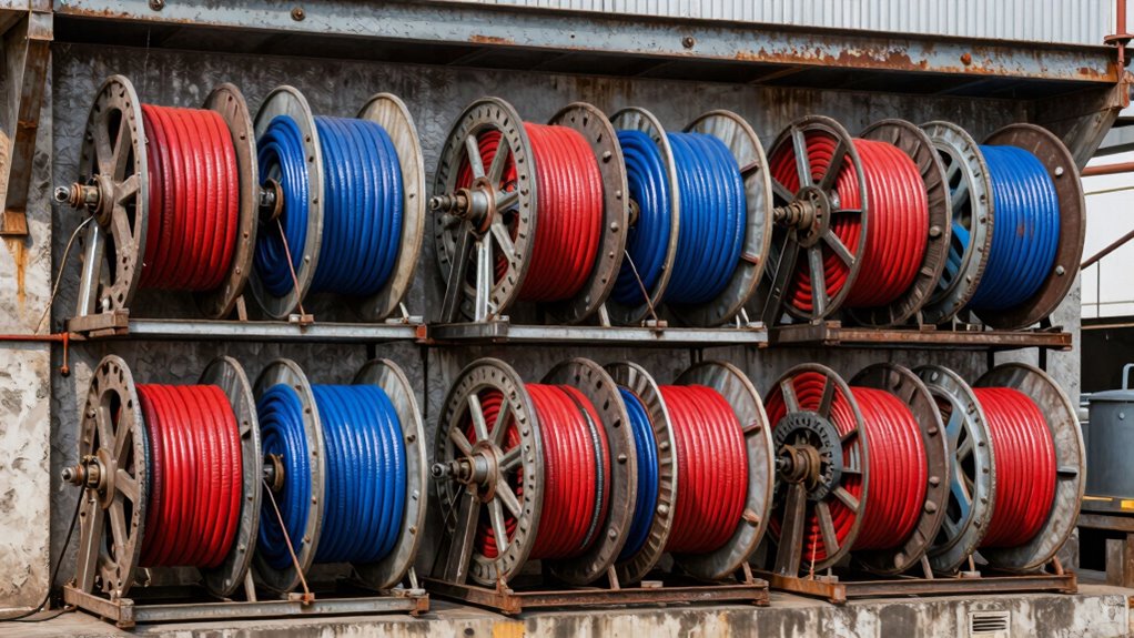 top heavy duty air hose reels