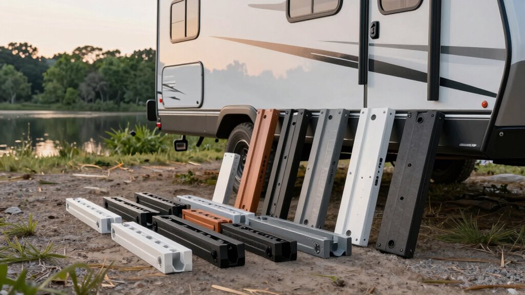 top heavy rv leveling blocks