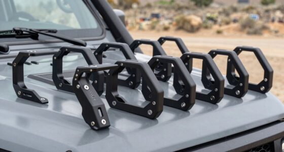 top hood mount ditch light brackets