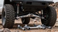 top lifted truck control arms