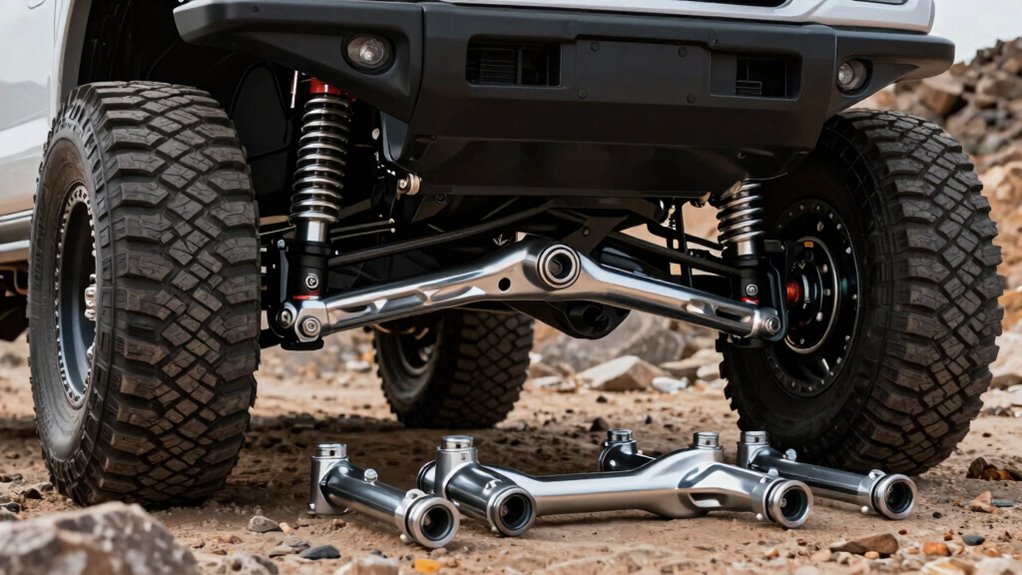 top lifted truck control arms