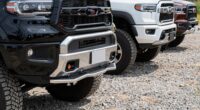 top lifted truck running boards