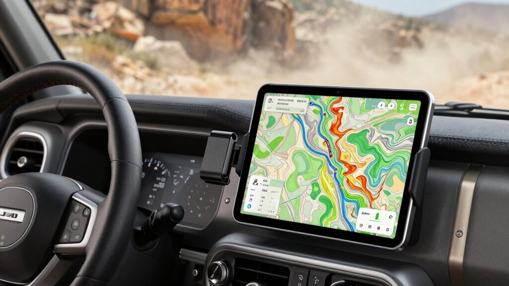 top off road ipad mounts