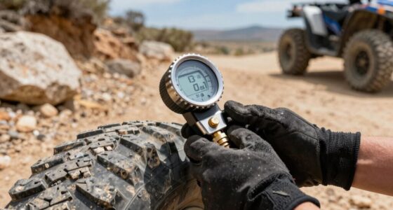 top off road pressure gauges