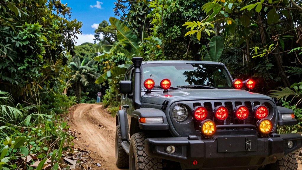 top off road signal lights