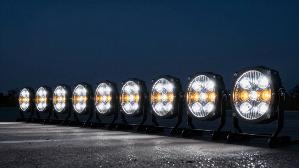 top road legal led light bars