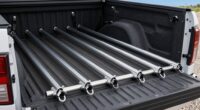 top truck bed tie down rails
