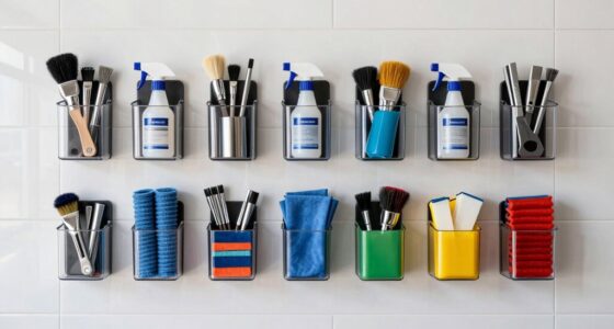 top wall mounted detailing racks