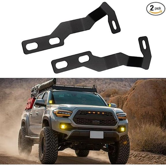 Toyota Tacoma Hood Mount Brackets for Offroad Pod